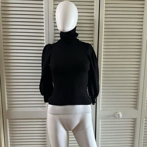 Zara Ribbed Knit Turtkeneck Sweater